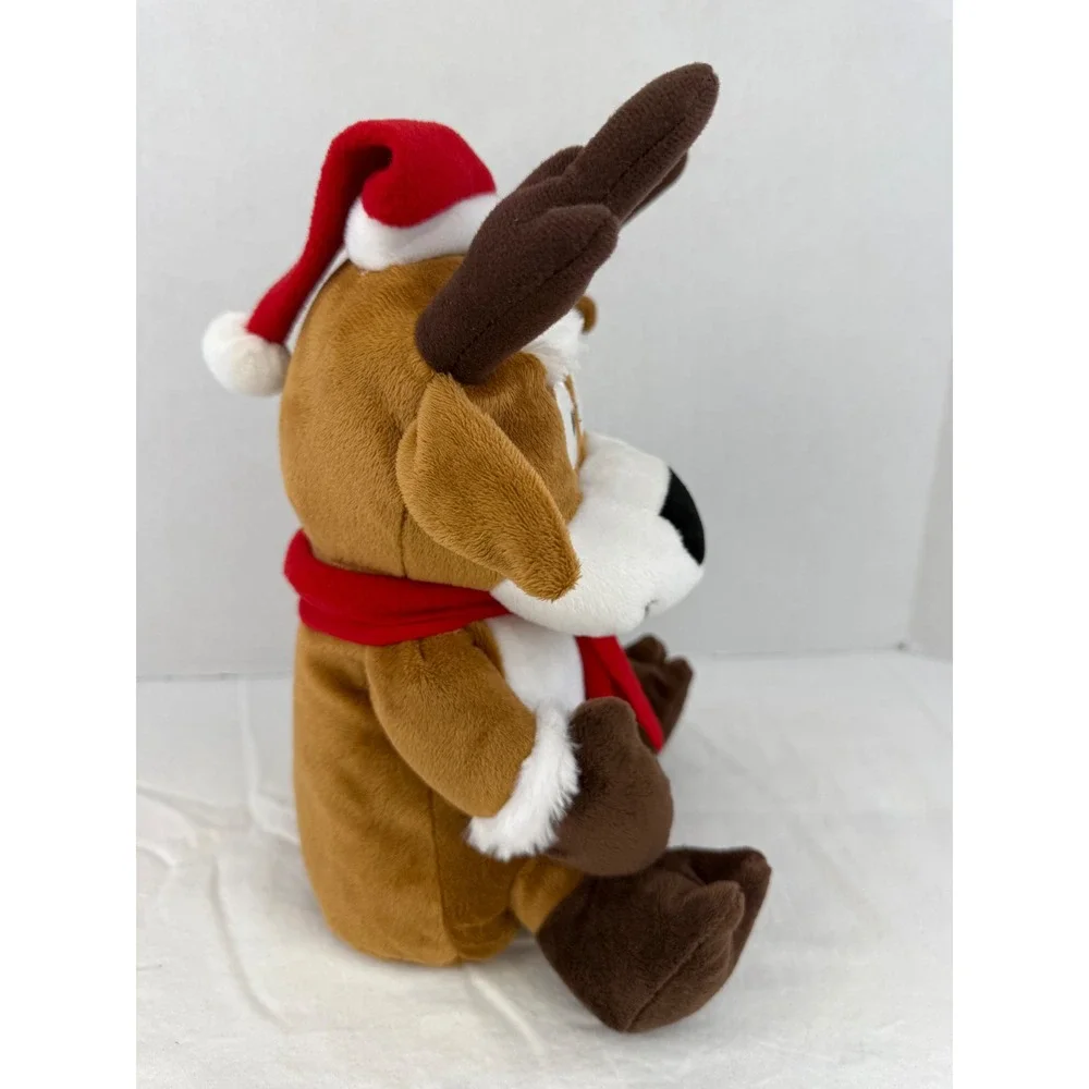 Vintage Gemmy‎ Animated Reindeer Plush Christmas Holiday Decor
